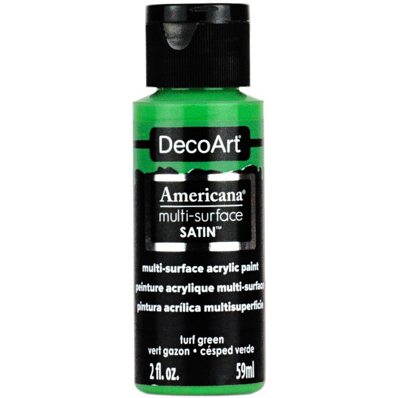 Americana Premium Multi-Surface Satin Finish Acrylics 2oz -for Wood, Metal, Glass, Ceramics, Fabric, Paper, Terra Cotta, Most Plastics and More